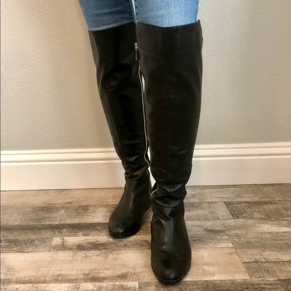Micheal Kors Black Knee-High Boots - Picture 2 of 4